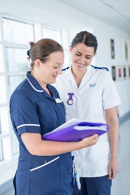 nurses smiling