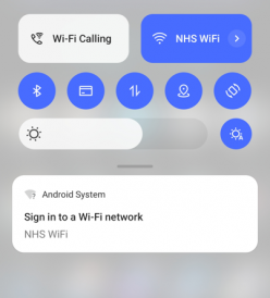 sign in to a Wi-Fi network