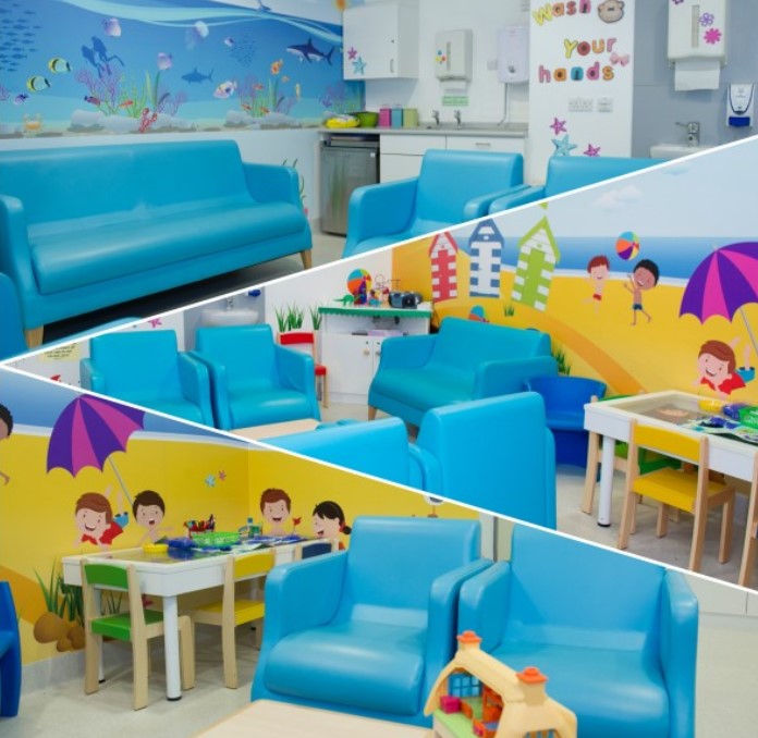 the children's playroom
