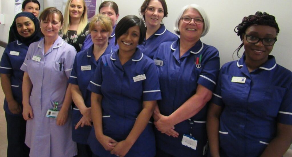 Photo of the nursing team