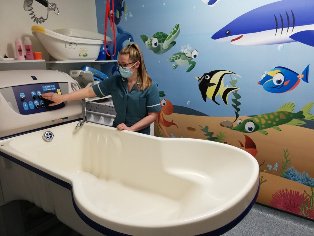 bath in childrens unit