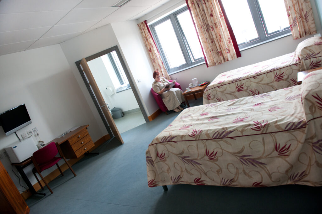 Bexley wing hotel room with two single beds
