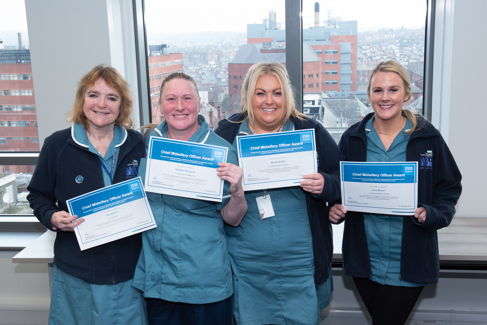 Prestigious Chief Midwifery Officer Awards presented to Leeds Maternity
