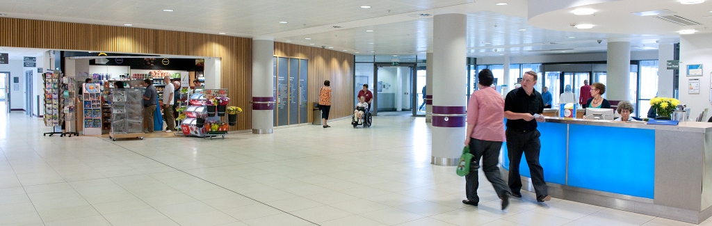 Photograph of Bexley Wing main atrium.