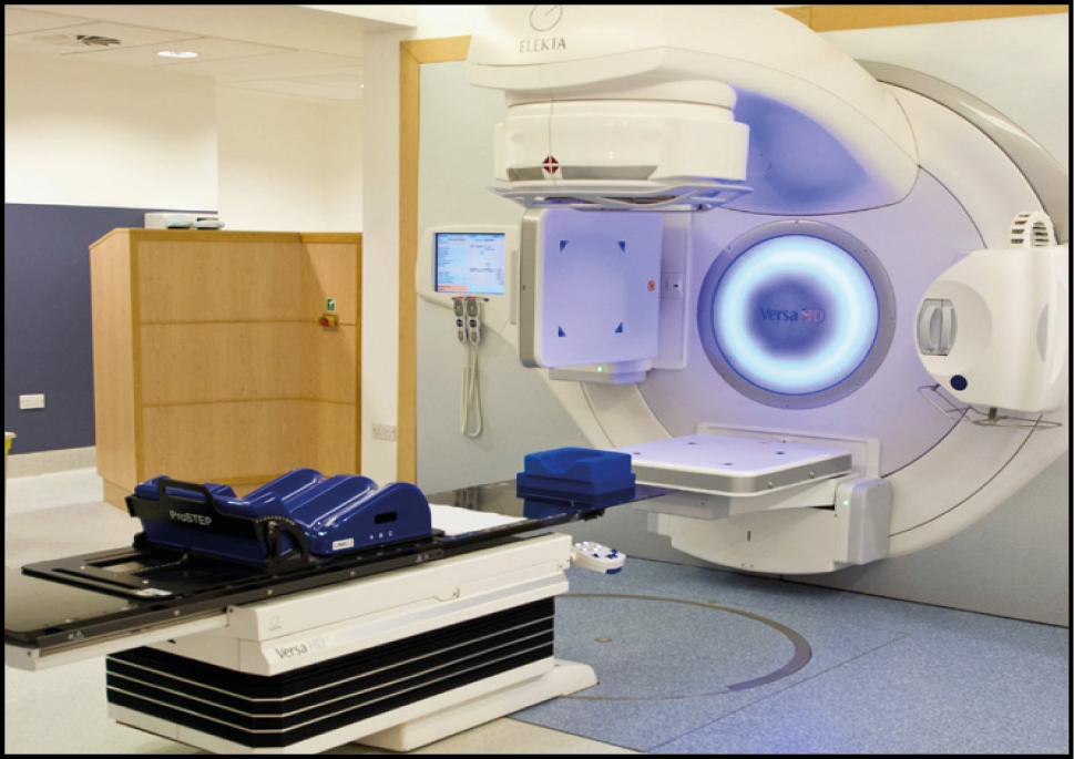 Photo of a linear accelerator.
