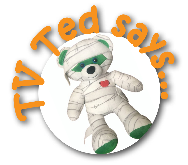 Image of TV ted who says 'When I am poorly I use a special mattress to stop me getting sores.'