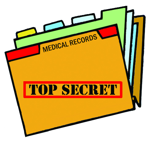 Top secret medical records