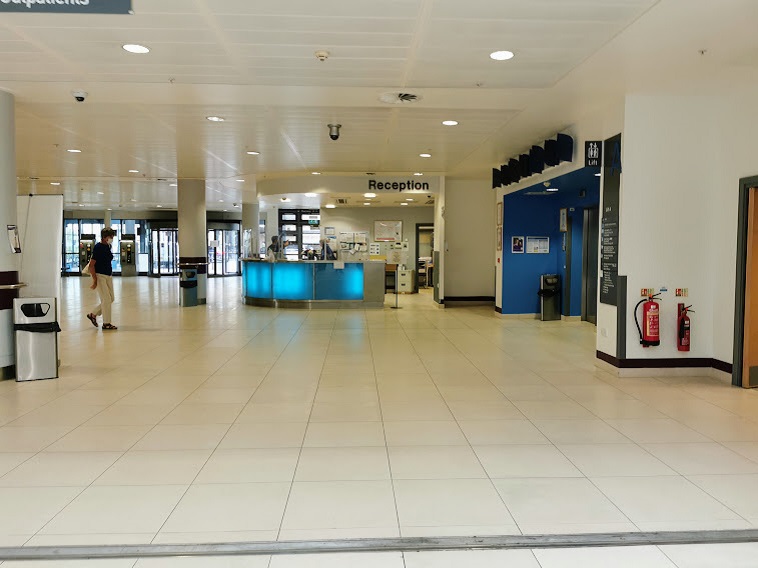 An image of the reception.