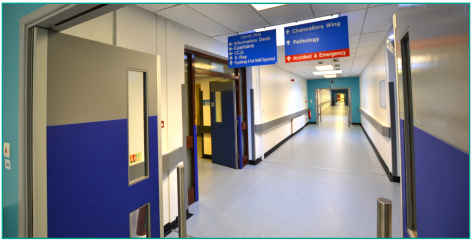 Gledhow Gauntlet Inside From J46 or J47 - Turn left through the double doors as you get to the signs for Lincoln wing. Once in Lincoln wing, continue along the main corridor, until you reach ward J46/47 on your left.