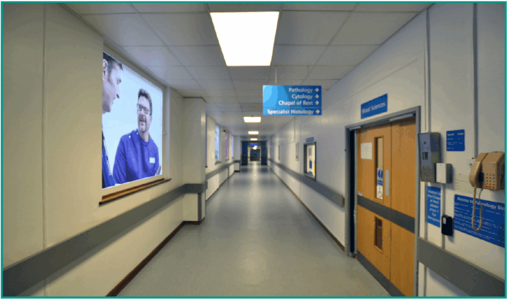 Bexley Route Inside From J42 or J43. Step 6. Head straight on down the corridor, it begins to go downhill.