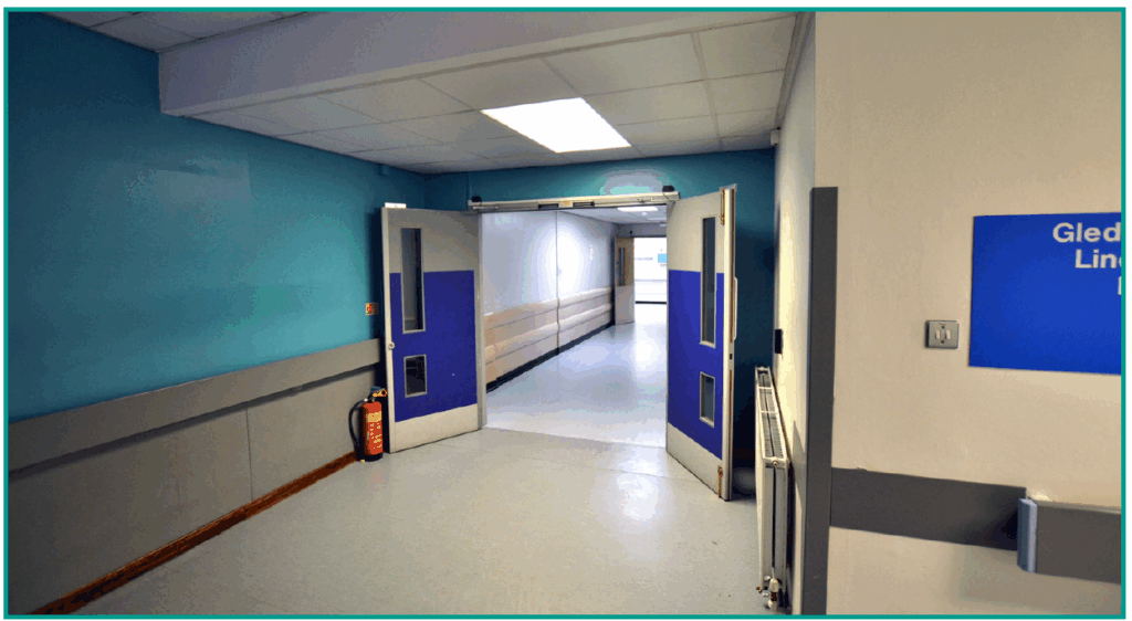 Bexley Route Inside From J42 or J43. Step 8. The corridor then goes slightly left soon after, but keep going more or less straight ahead.