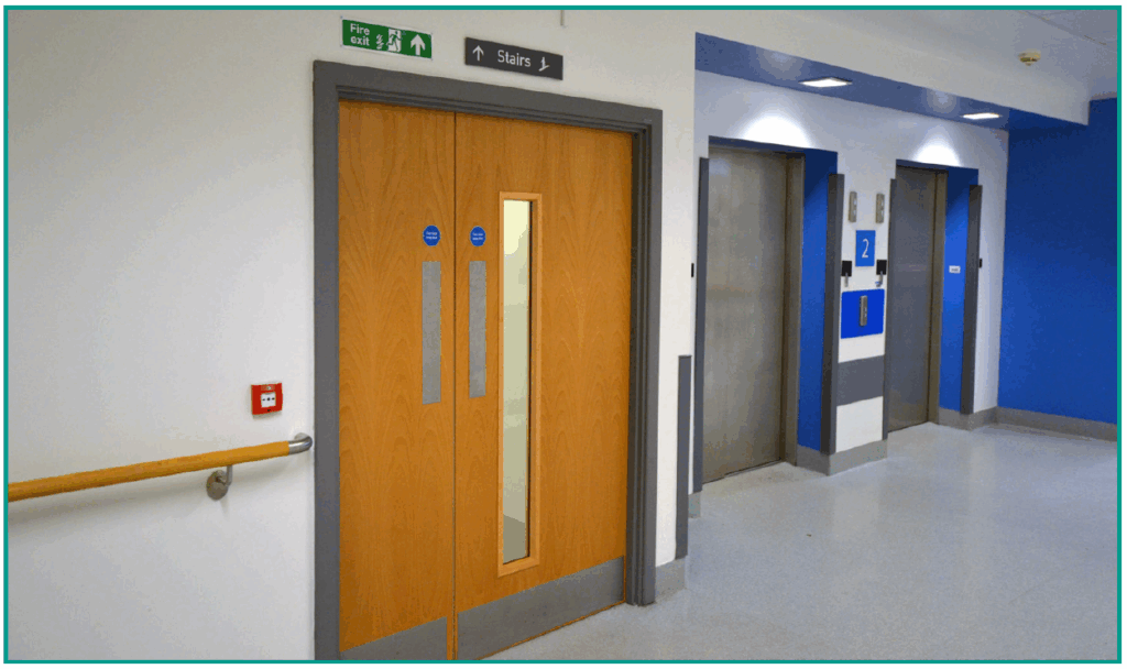 Bexley Route Inside From J46 or J47. Step 15. When you&rsquo;ve reached the end of the corridor, turn left, arriving at the blue lift. Take the lift down to level 0.