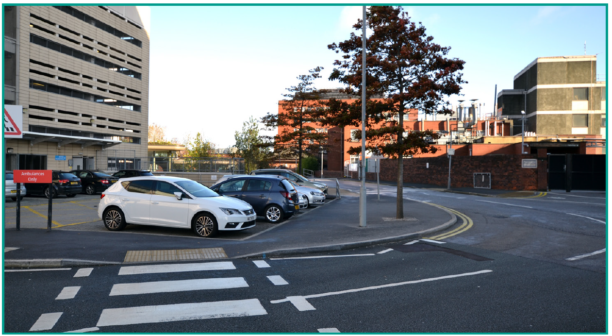 Bexley Route Outside (J46 or J47) - Bear right as you exit Bexley Wing.