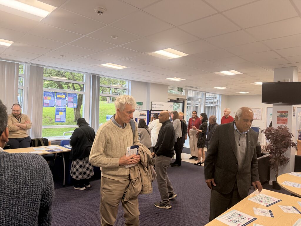 Members visiting the stalls