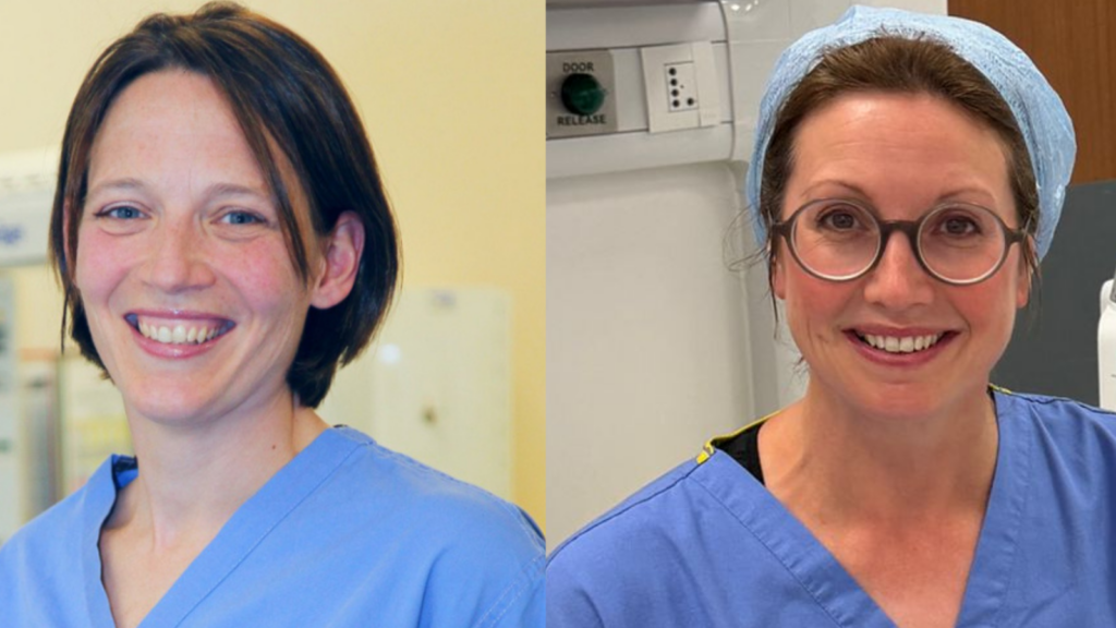 Dr Louise Savic (left) and Dr Caroline Thomas (right)