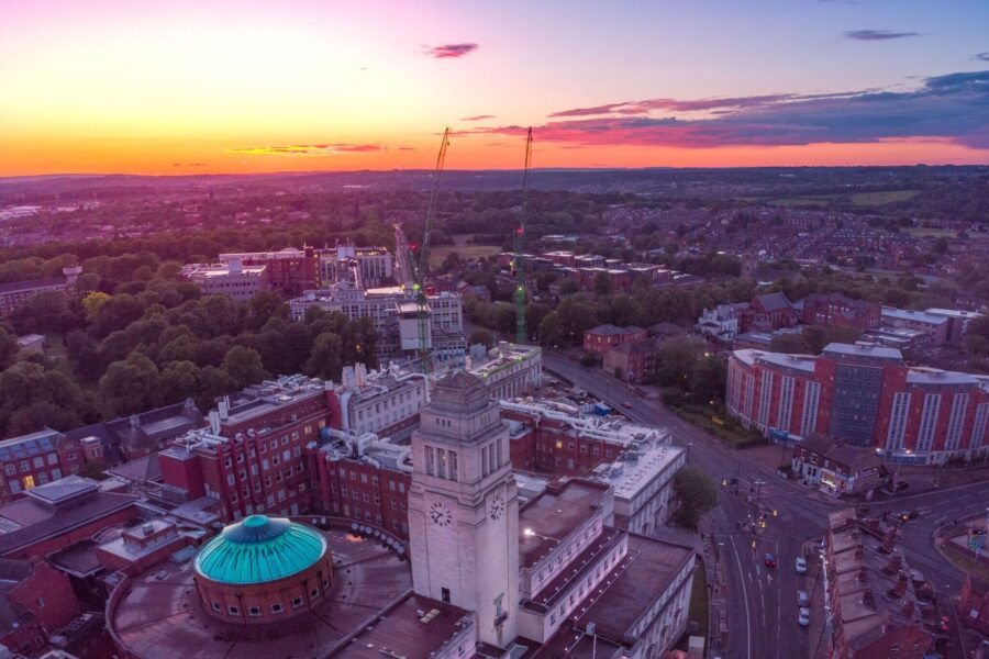 Leeds Skyline showing Parkinson Building