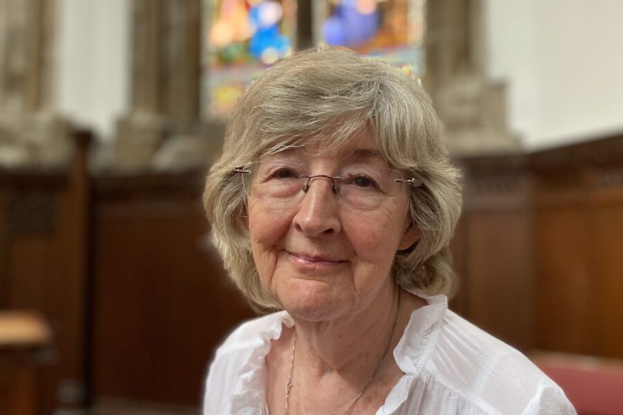 Honorary Chaplain Denise Jones, pictured in the Leeds General Infirmary hospital chapel.