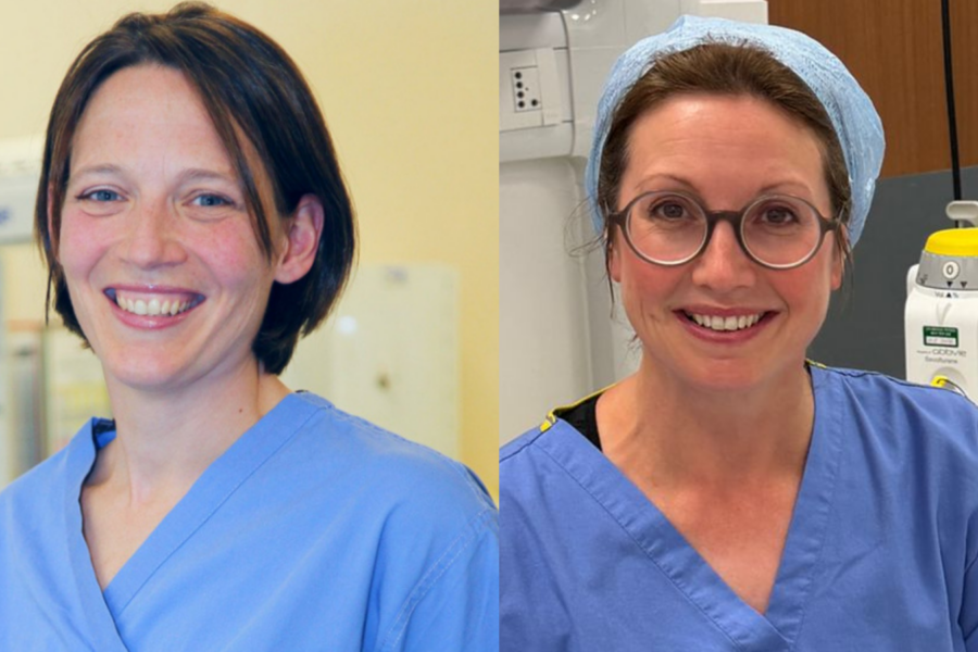 Dr Louise Savic (left) and Dr Caroline Thomas (right)